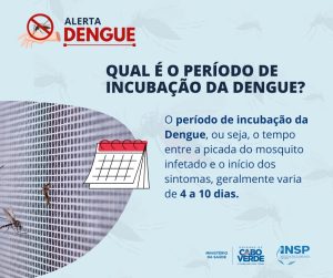 Qual é o período de incubação da Dengue